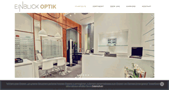 Desktop Screenshot of einblick-optik.de